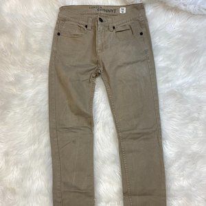 RSQ London Skinny 30 32 mens khaki jeans